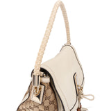 Gucci Monogram GG Canvas Bella Flap Shoulder Bag