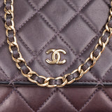 Chanel Quilted Lambskin Wallet On Chain Crossbody Bag
