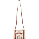 Chloé Mini Woody Canvas Tote Crossbody Handbag