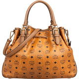 MCM Monogram Visetos Essential Drawstring Tote Handbag