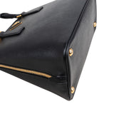 Prada Black Saffiano Leather Promenade Handbag