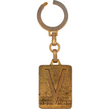 Louis Vuitton Vintage Golden Malletier 1854 Pendant Bag Charm Key Holder