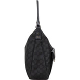Gucci Monogram GG Canvas Abbey D-Ring Pocket Hobo Shoulder Bag