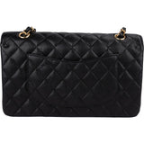 Chanel Quilted Caviar Leather Medium Double Flap Shoulder Bag