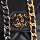 Chanel 19 Quilted Lambskin Chanel Wallet On Chain Crossbody Bag