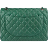 Chanel Quilted Lambskin Maxi Double Flap Crossbody Bag