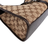 Gucci Monogram GG Canvas Jackie Shoulder Bag