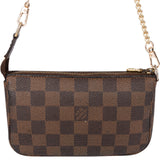 Louis Vuitton Monogram Damier Ebene Mini Pochette Accessoires Shoulder Bag