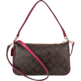 Coach Monogram Signature Canvas Nolita 22 Crossbody Handbag