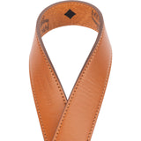 MCM Monogram Visetos Leather Reversible Plate Buckle Belt (90)