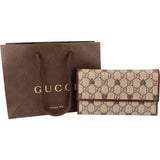 Gucci Monogram GG Supreme Canvas Heart Continental Wallet