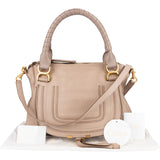 Chloé Grained Leather Marcie Porte Epaule Hobo Handbag