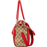 Gucci GG Monogram Bamboo Handbag