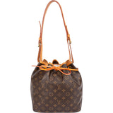 Louis Vuitton Monogram Canvas Sac Noé Petit Shoulder Bag