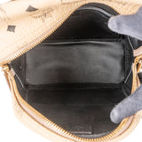 MCM Monogram Visetos Stark Studded Mini Backpack