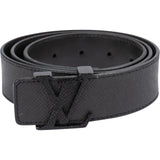 Louis Vuitton Black Taiga Leather LV Initiales Belt (85 / 34) M0001