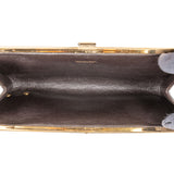 Christian Dior Oblique Trotter Monogram Canvas Frame Clutch