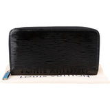 Louis Vuitton Noir Epi Electric Leather Zippy Wallet