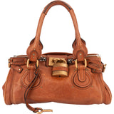 Chloé Pebbled Leather Paddington Handbag