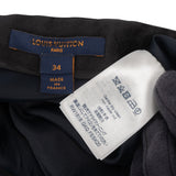 Louis Vuitton Black Slik Flared Bow Skirt (FR 34 / DE 32)