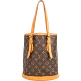 Louis Vuitton Monogram Canvas Bucket PM Shoulder Bag