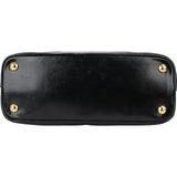 Prada Patent Saffiano Vernice Leather Promenade Handbag - vintageandkickz