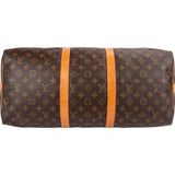 Louis Vuitton Monogram Canvas Keepall 50 Bandoulière Travel Bag
