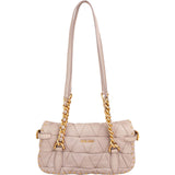 Miu Miu Quilted Nappa Leather Studded Turnlock Shoulder Bag