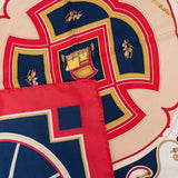 Hermès Springs Silk Carre 90 Scarf Tuch