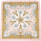 Hermès Les Eperons Silk 90 Scarf Tuch