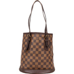 Louis Vuitton Monogram Damier Ebene Bucket PM Shoulder Bag - vintageandkickz