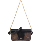 Louis Vuitton Monogram Canvas Leather Padlock On Strap PM Shoulder Crossbody Bag