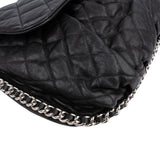 Chanel Quilted Lambskin Bubble Quilt Jumbo Single Flap Crossbody Bag