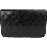 Chanel Quilted Lambskin 24K Gold Single Flap Shoulder Bag