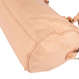 Balenciaga Pink Leather Mini City Handbag