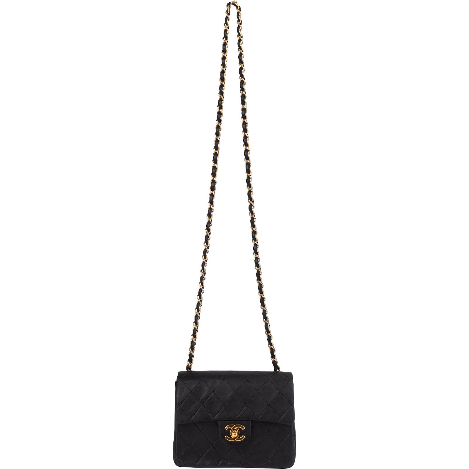 [🔄️B21 / F02] Chanel Quilted Lambskin Small Single Flap Crossbody Bag - vintageandkickz