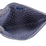 Chanel Grained Calfskin Studded O Clutch Bag