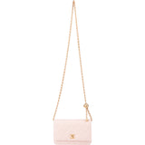 Chanel Quilted Lambskin Adjustable Ball Wallet On Chain Crossbody Bag
