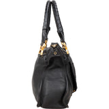 [🔄️B14 / F23] Chloé Grained Calfskin Medium Marcie Satchel Handbag - vintageandkickz