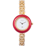 Gucci Gold Tone Change Bezel 11/12.2 Chain Woman Watch