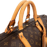 Louis Vuitton Monogram Canvas Keepall 60 Bandoulière Travel Bag