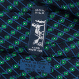 Hermès Geometric Print Pattern Silk Tie Krawatte