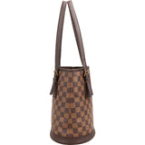 Louis Vuitton Monogram Damier Ebene Bucket PM Shoulder Bag