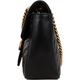 Gucci Chevron Leather GG Marmont Camera Crossbody Bag