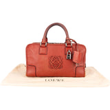 Loewe Red Leather Amazona Handbag