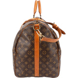 Louis Vuitton Monogram Canvas Keepall 60 Bandoulière Travel Bag