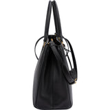 Prada Black Saffiano Leather Galleria Handbag