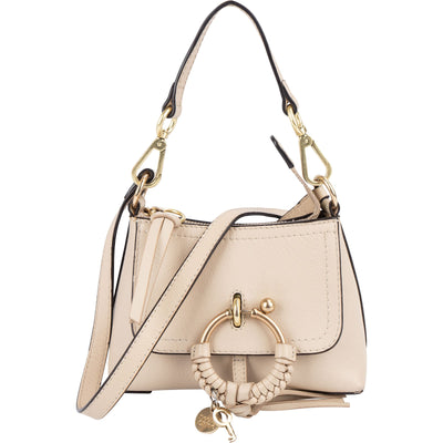 See By Chloé Grained Leather Joan Mini Crossbody Bag - vintageandkickz