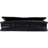 Chanel Quilted Crinkled Navy Lambskin 2.55 Reissue Wallet on Chain Crossbody Bag
