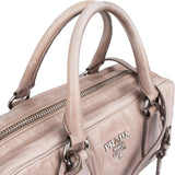 Prada Vitello Antique Leather Bauletto Handbag